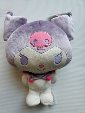 Sanrio Kuromi Plush Doll NWT Purple Kawaii Stuffed Animal Gothic Cute Toy Gund